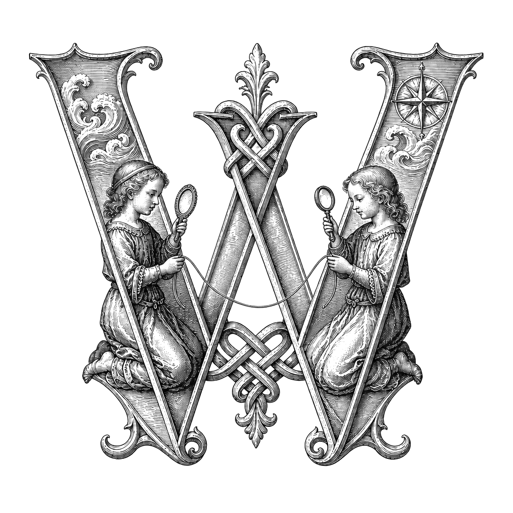Wei — lettrine gravée