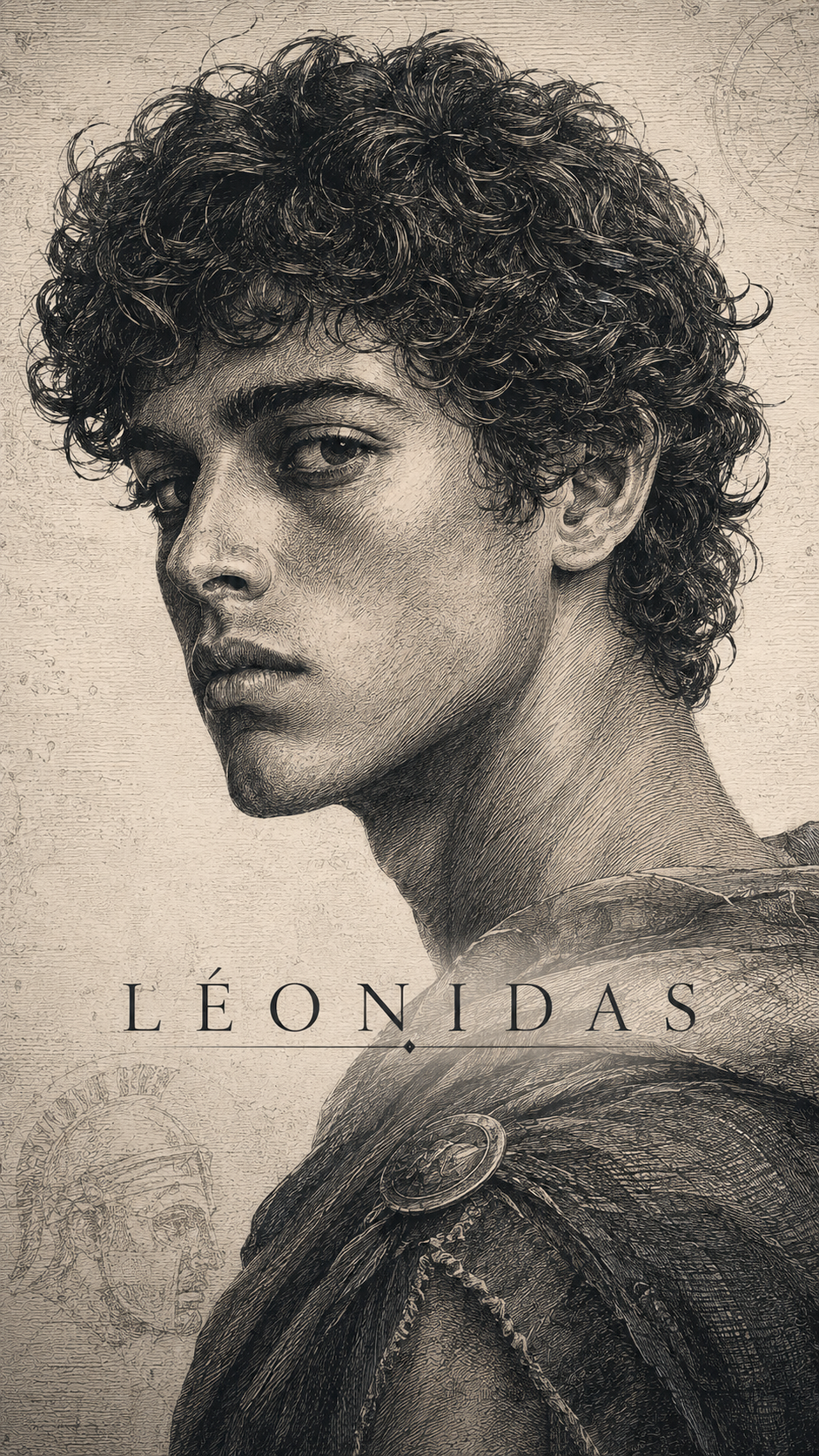 Léonidas — portrait gravé