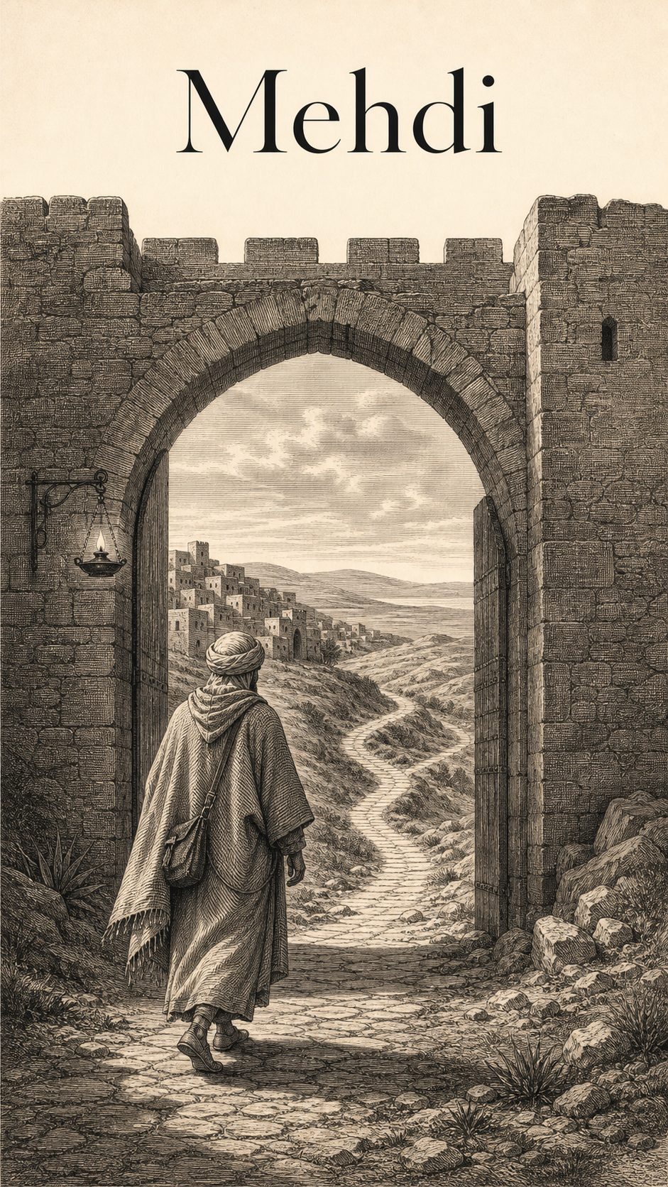 Illustration gravée du prénom Mehdi